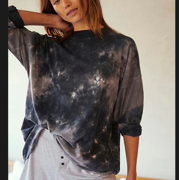 We The Free Tops - We the Free Be Free Tie Dye Long Sleeve Tee